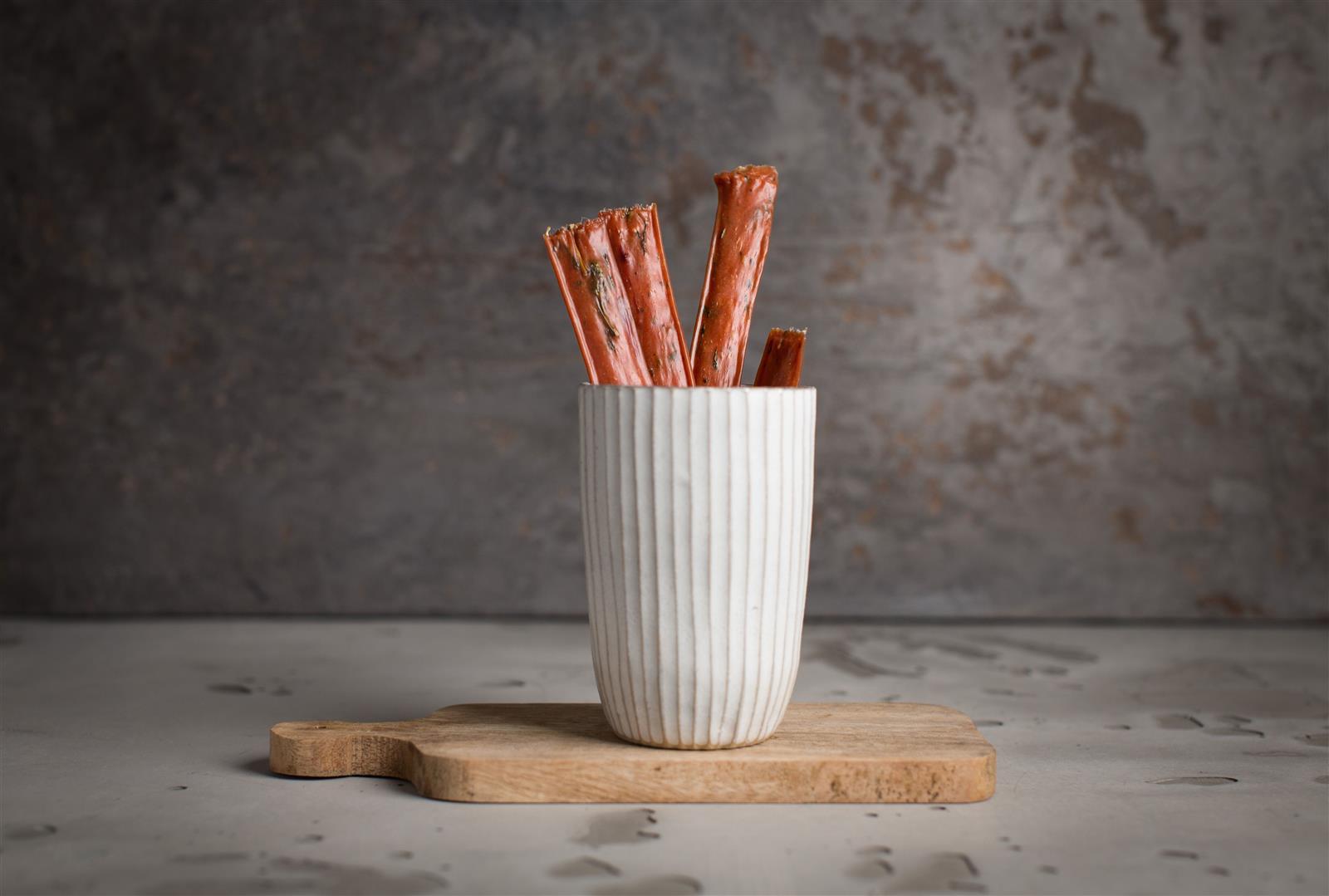 Grissini von der Pute mit Minze und Rosmarin