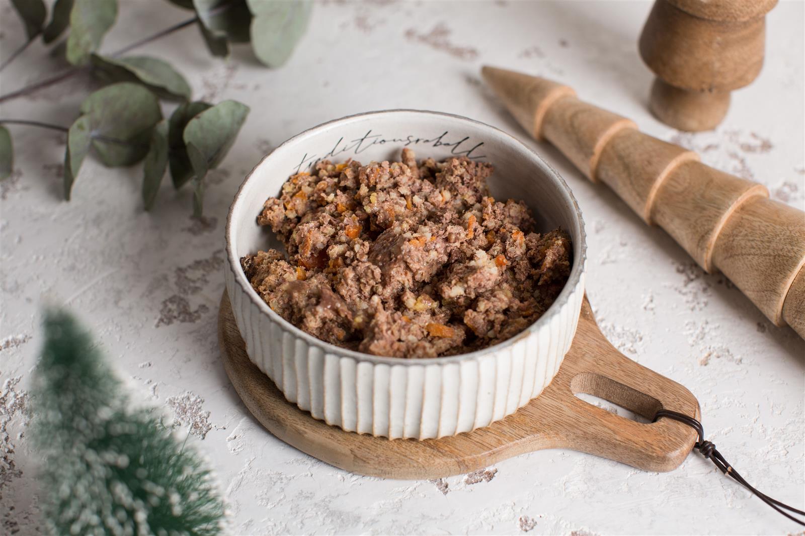Herzstück "Alleinfutter" im Glas