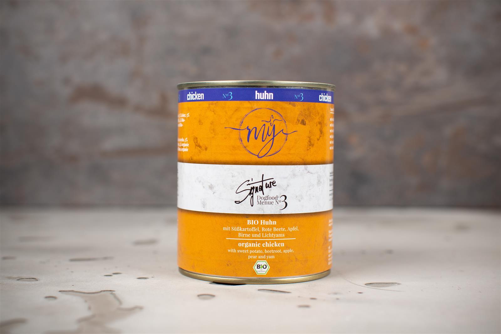 Bio-Huhn. Süßkartoffel. Rote Beete. Apfel. Birne. Lichtyams 6x410g