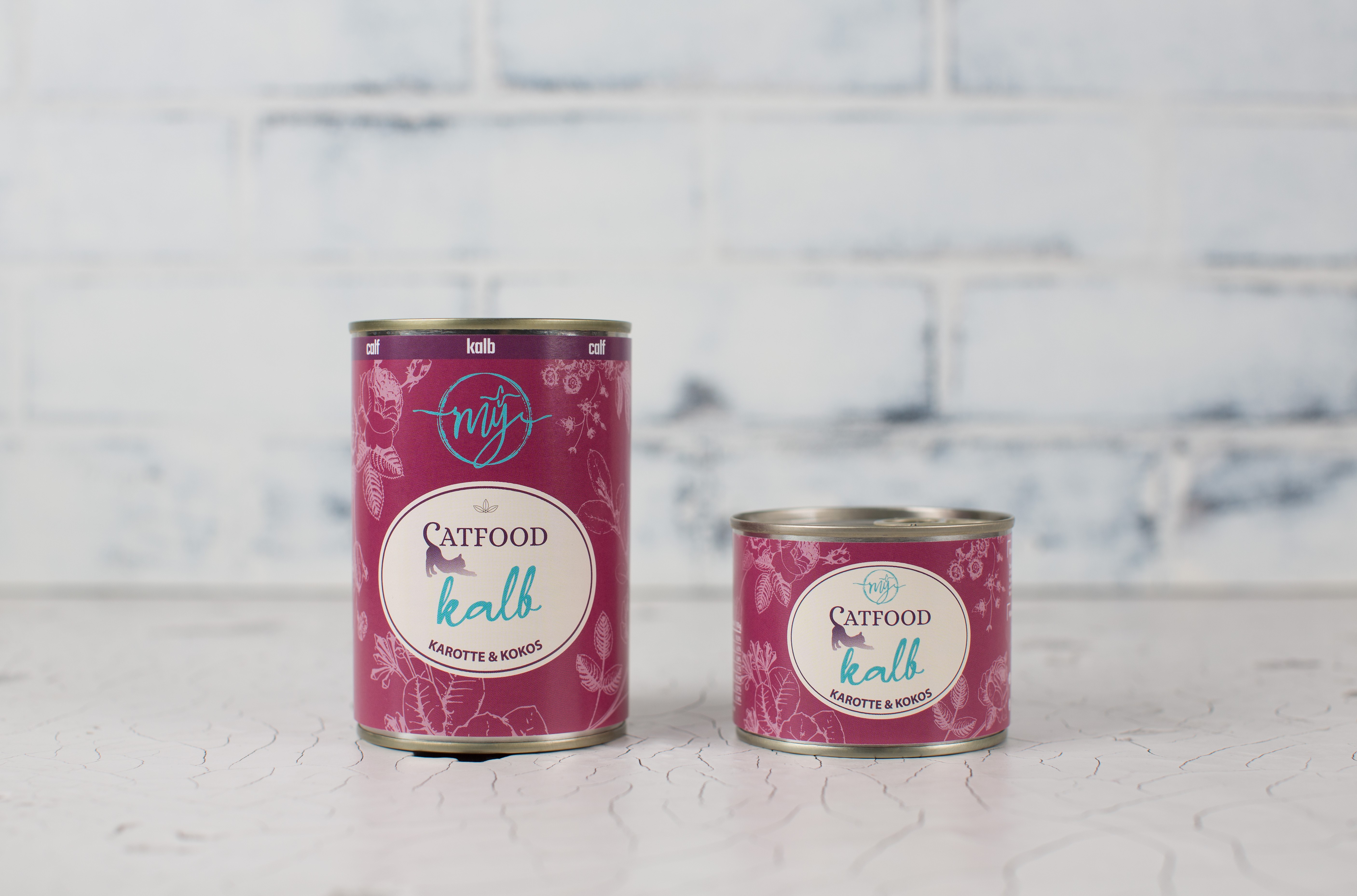 mÿ catfood Kalb mit Karotte und Kokos 200g