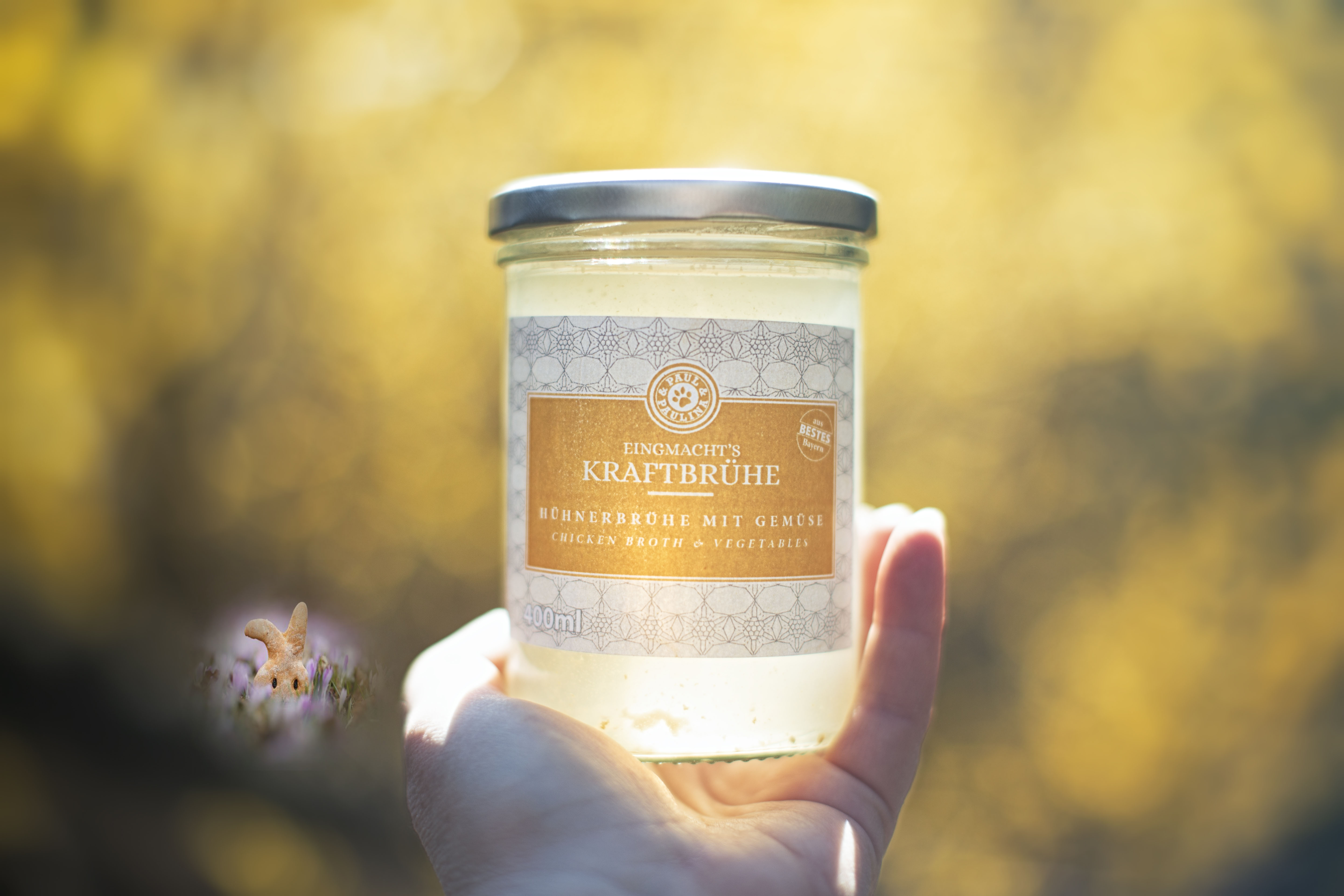 Hühnerbrühe mit Gemüse/Fleischeinlage 400ml