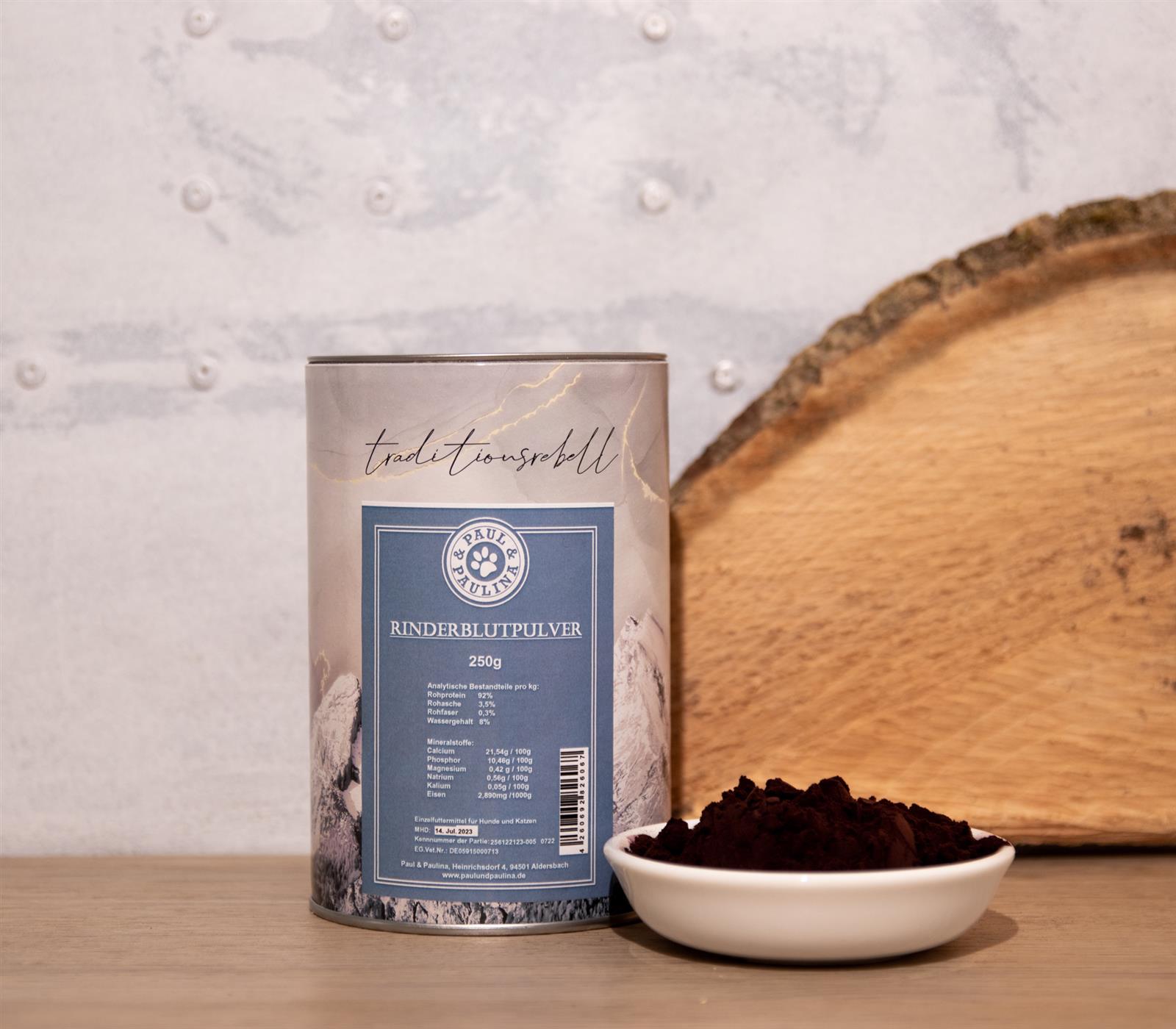 Rinderblutpulver getrocknet