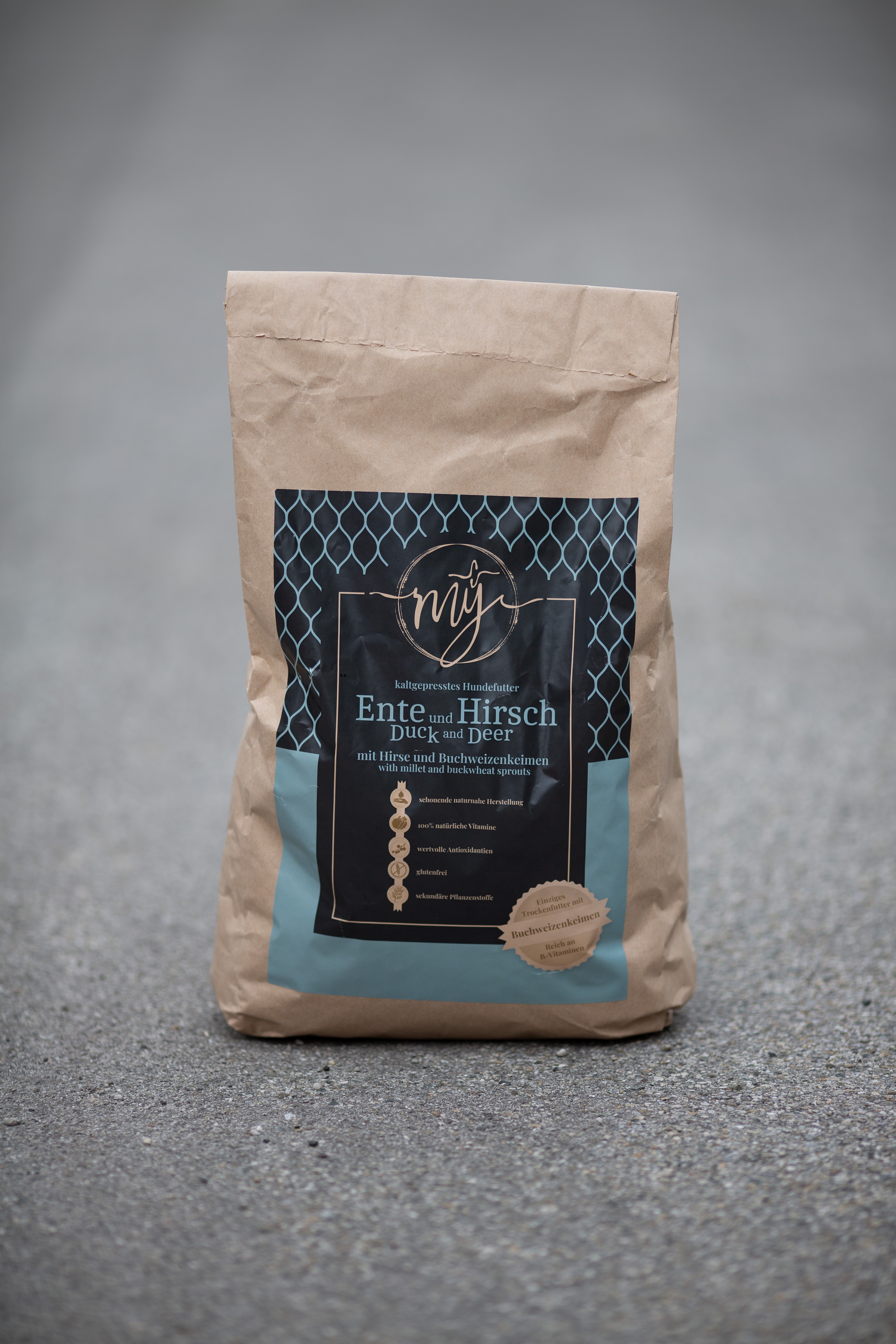 Ente und Hirsch mit Hirse und Buchweizenkeimen 1,5kg