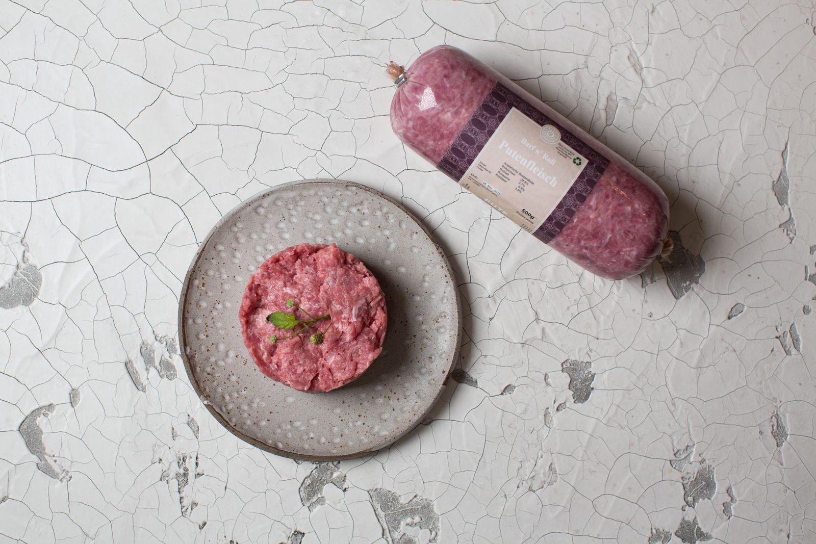 Barf n Roll Puten - Muskelfleisch gewolft 500g