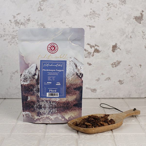 Pferdelungennuggets luftgetrocknet 500g