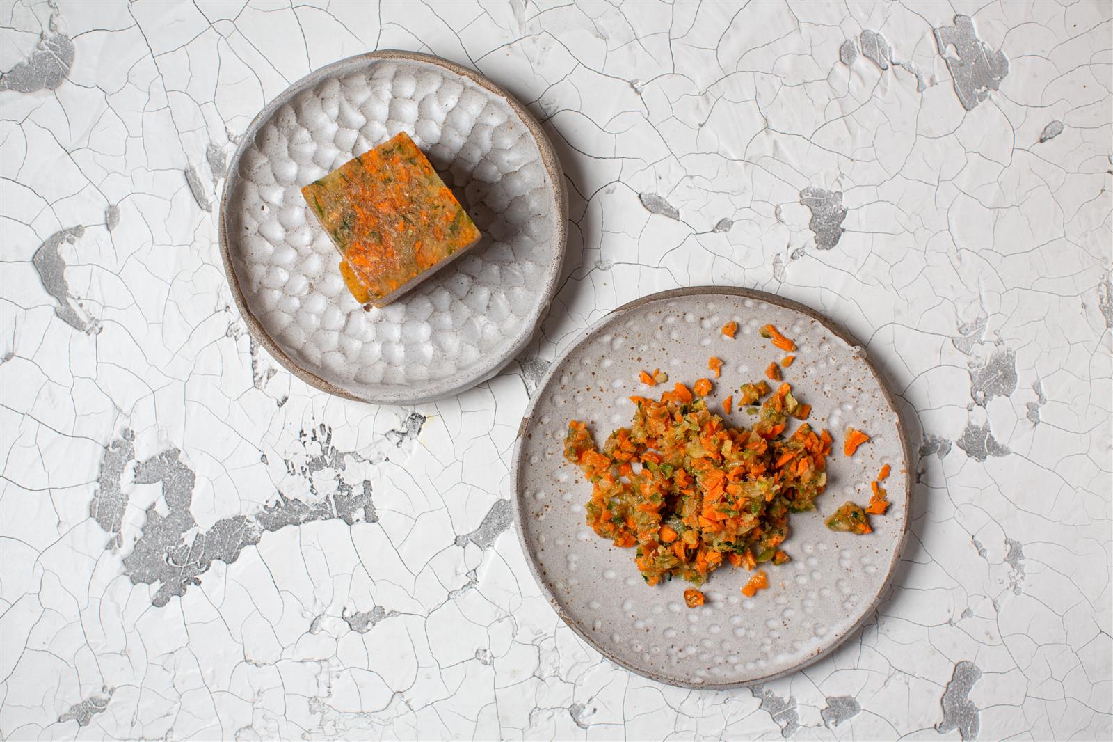 Vitalmix in Würfel roh