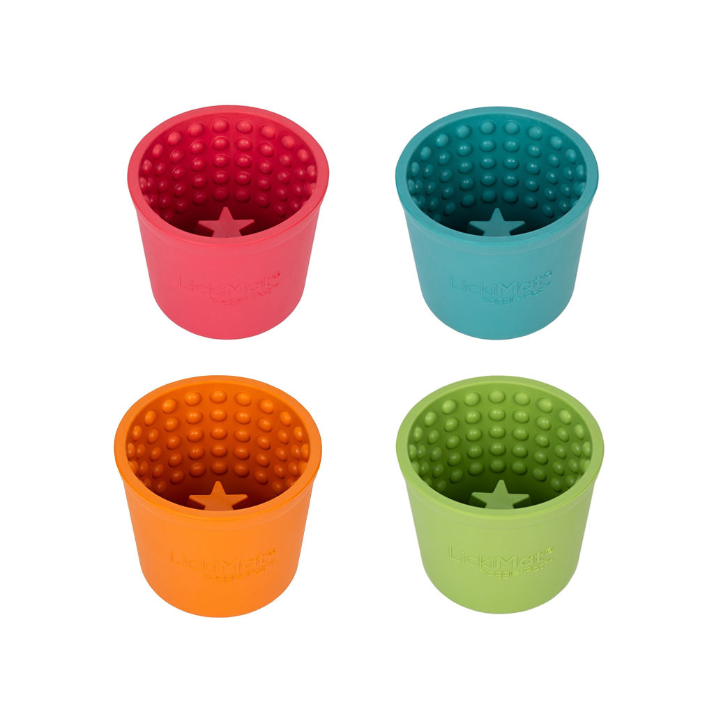 LickiMat Yoggie Pot green