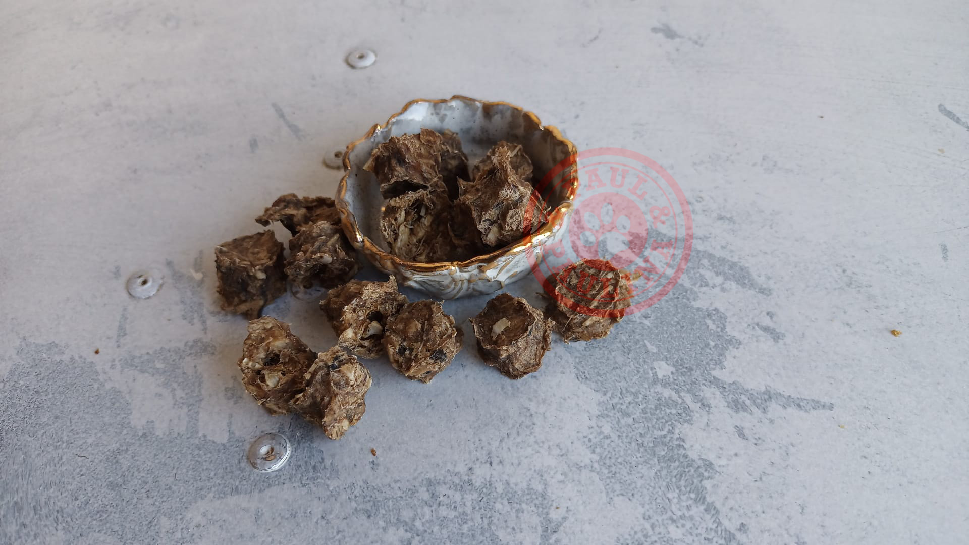 Dorsch-Häppchen getrocknet