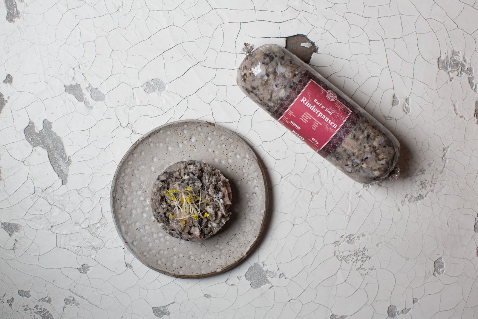 Barf n Roll Rinderpansen gewolft