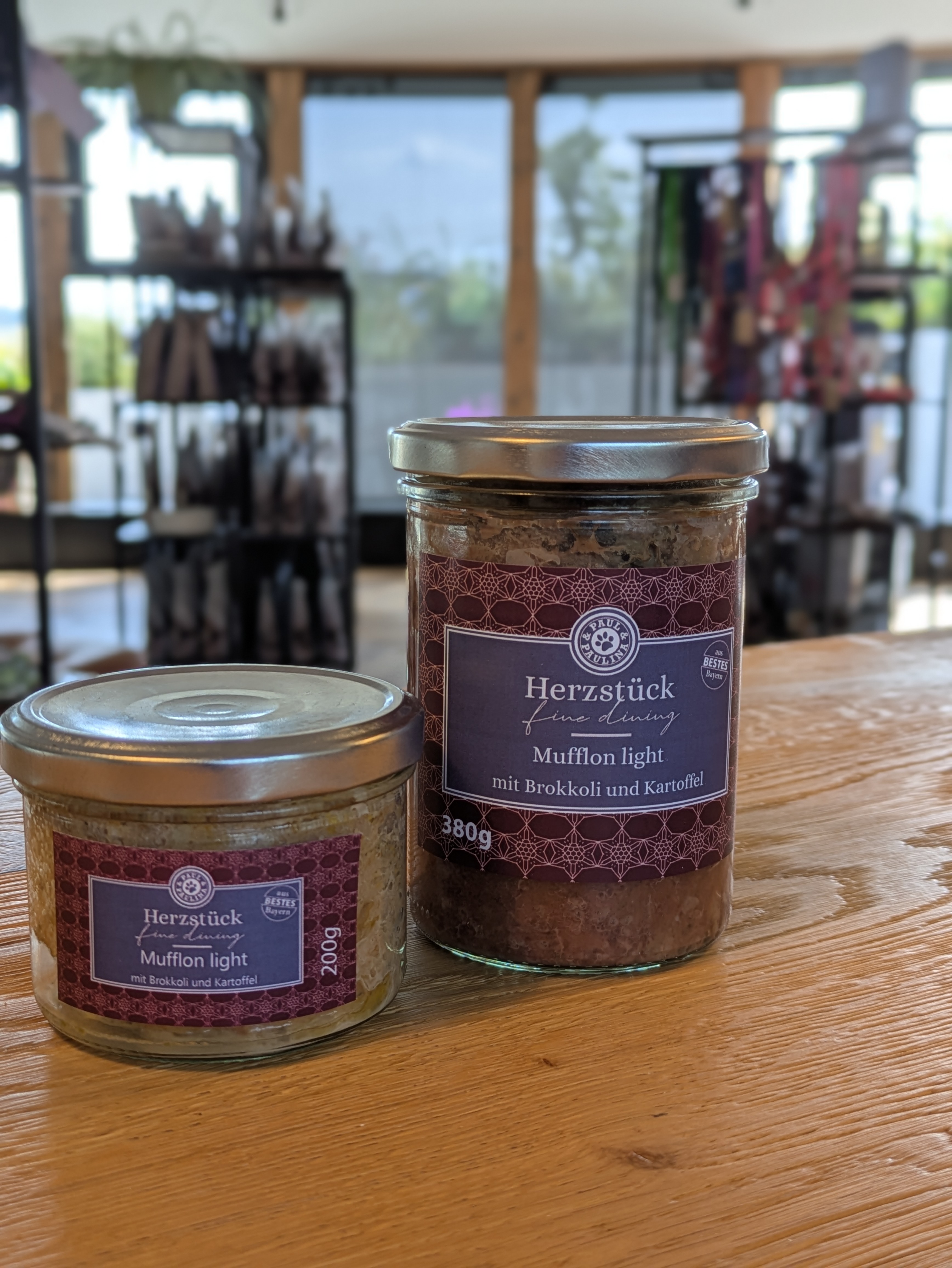 Herzstück Mufflon light mit Brokkoli und Kartoffel