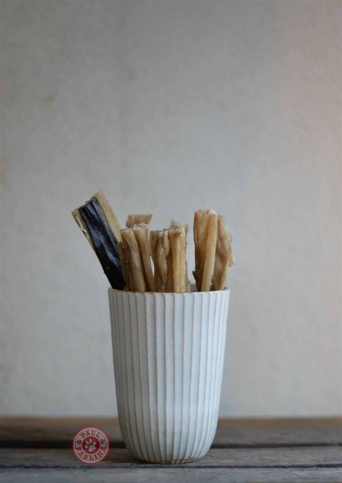 Kaninchenhaut-Sticks luftgetrocknet