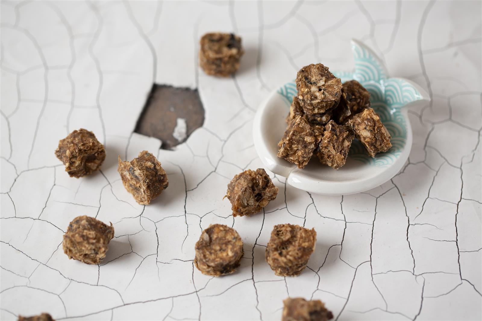 Dorsch-Häppchen getrocknet