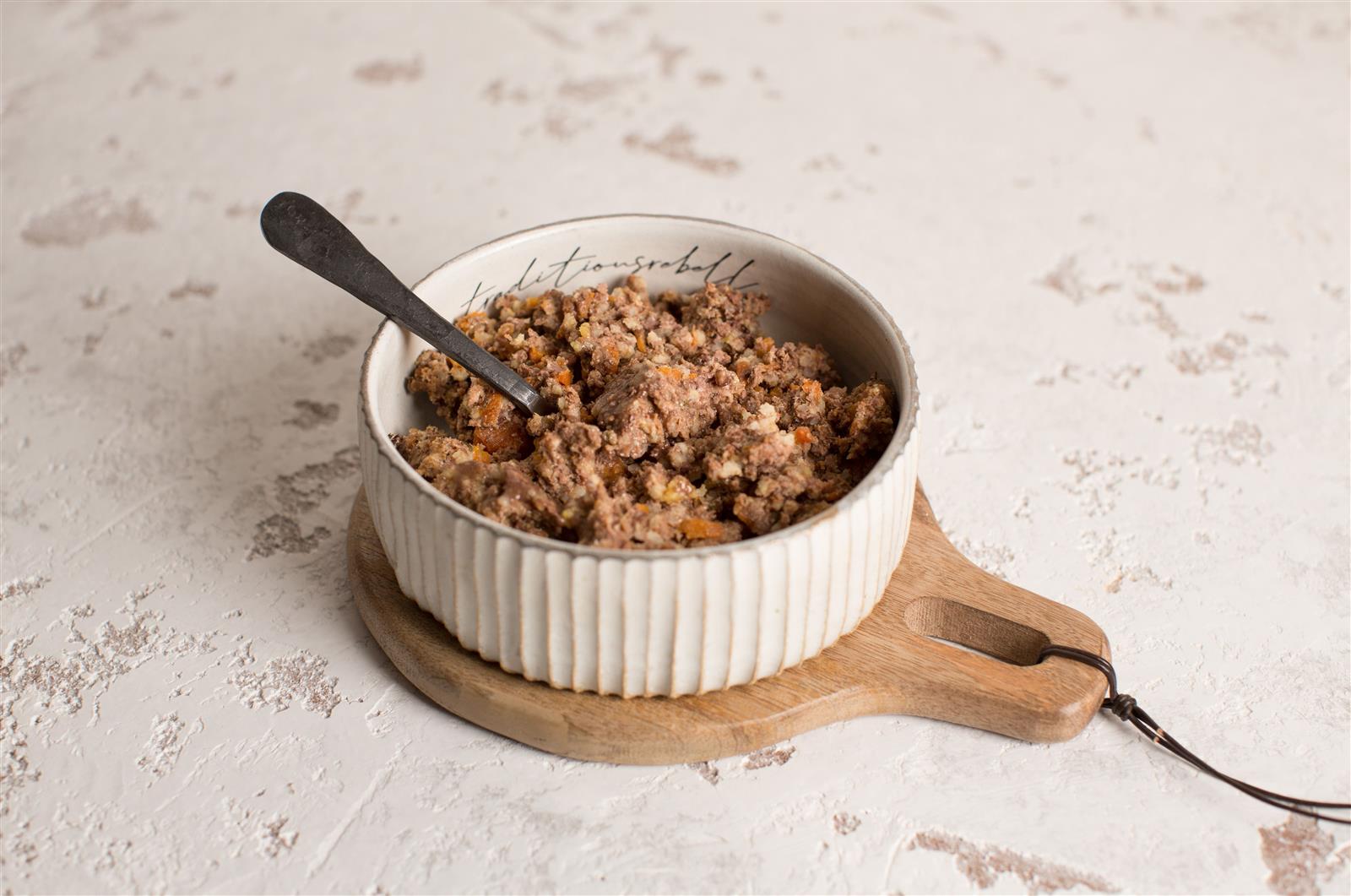 Herzstück Rind mit Hirse, Zucchini und Haselnuss