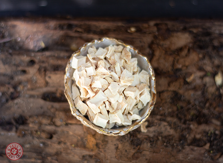 Pastinakenwürfel luftgetrocknet