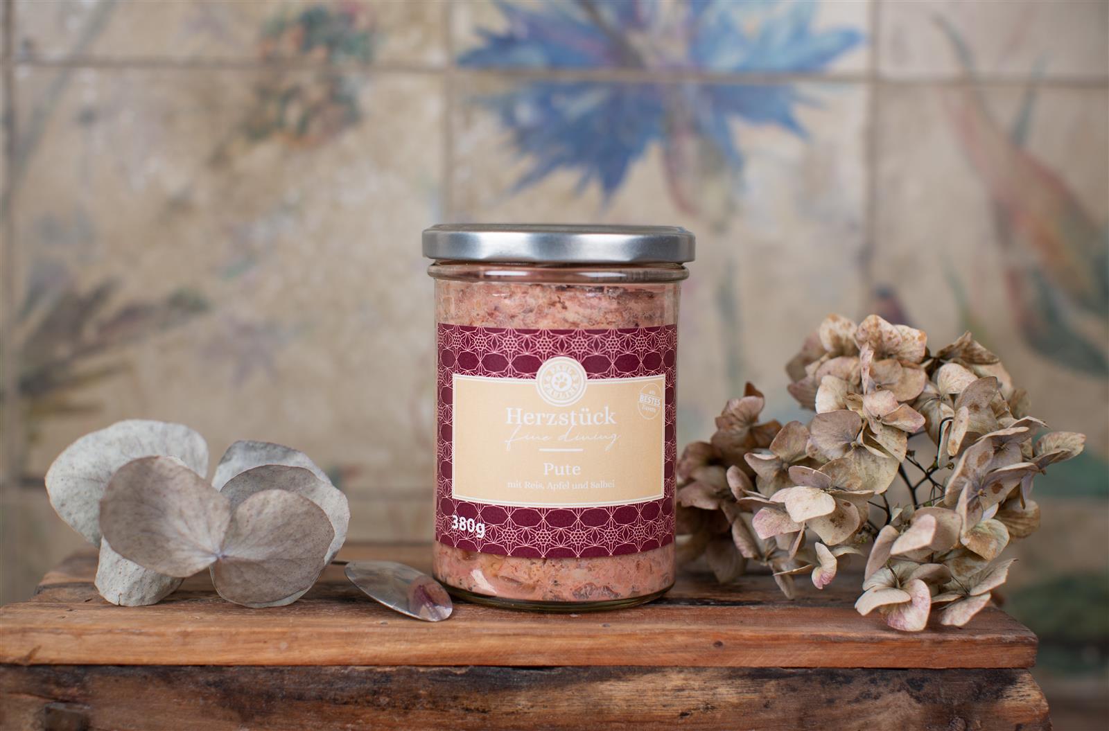 Herzstück Pute mit Pastinake, Reis und Salbei