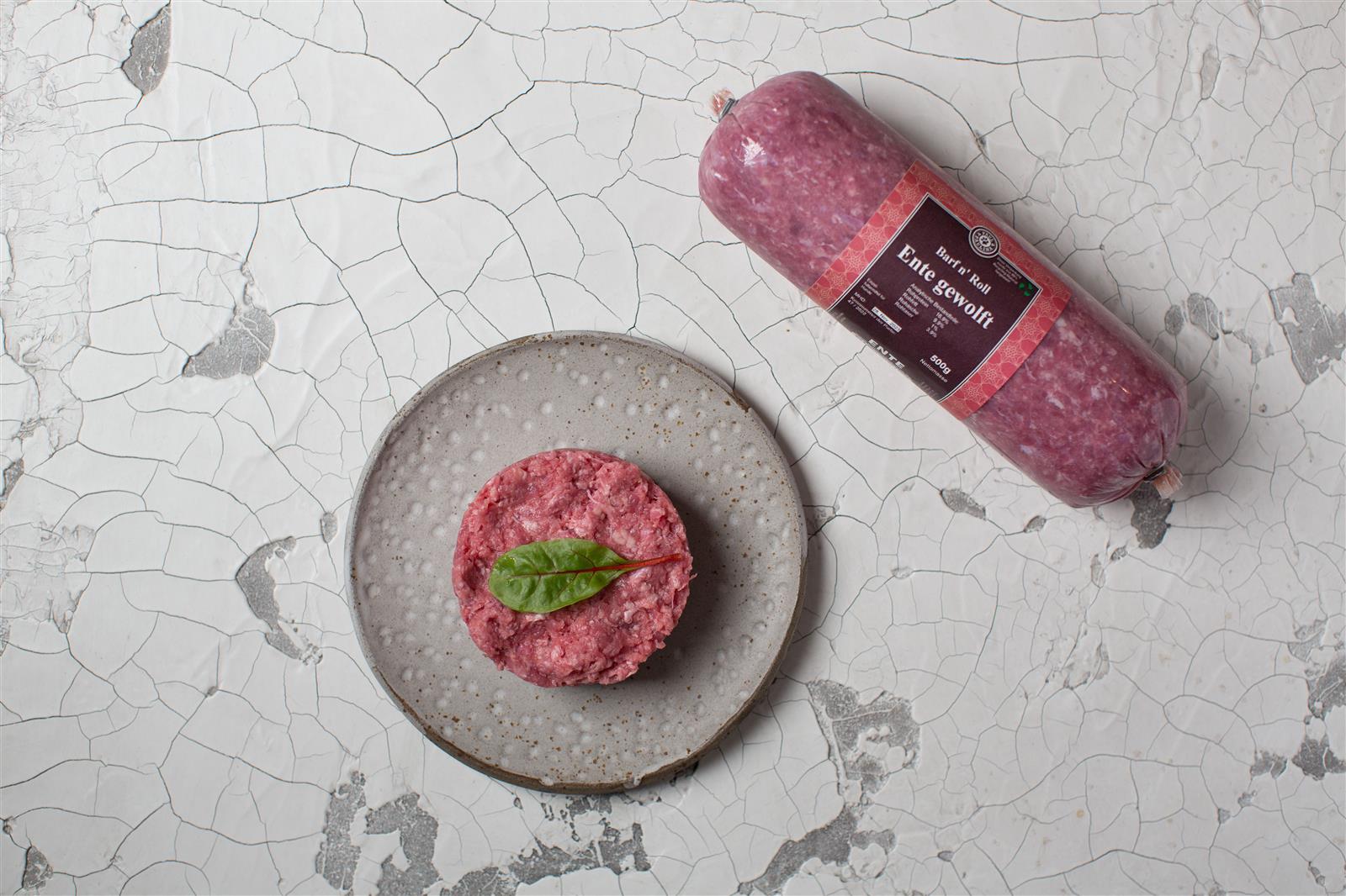 Barf n Roll ganze Ente gewolft