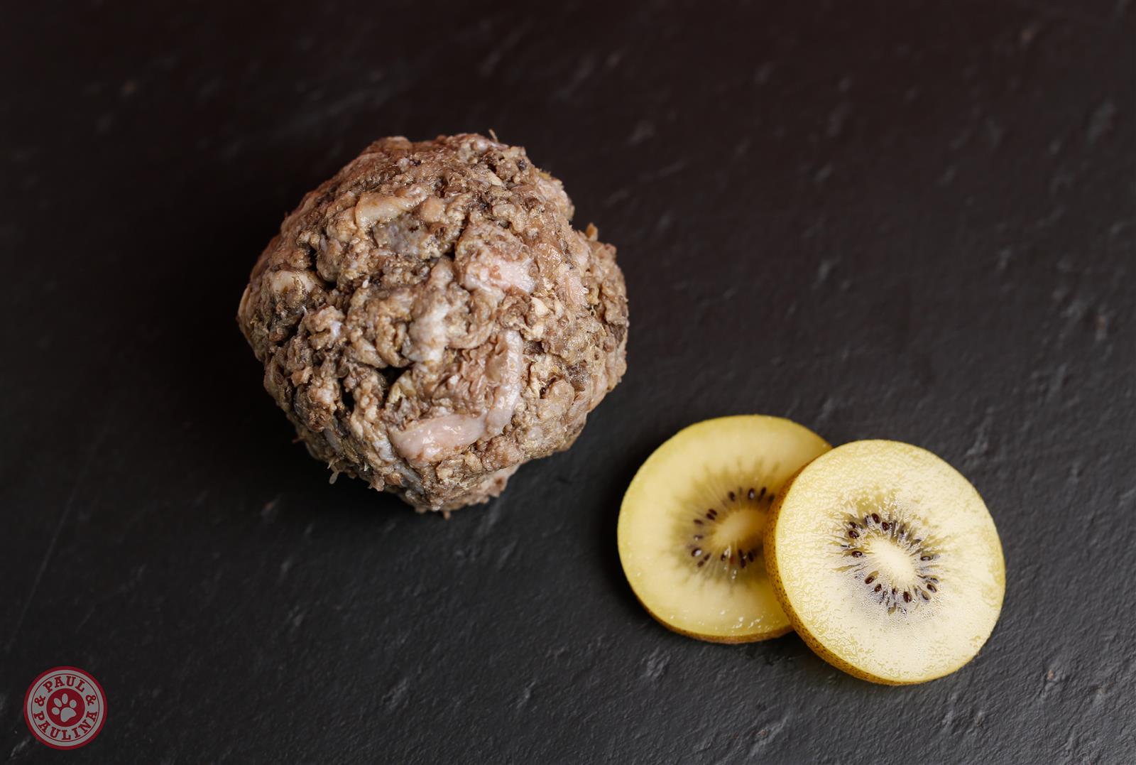 Barf n Roll Ziegenpansen gewolft roh