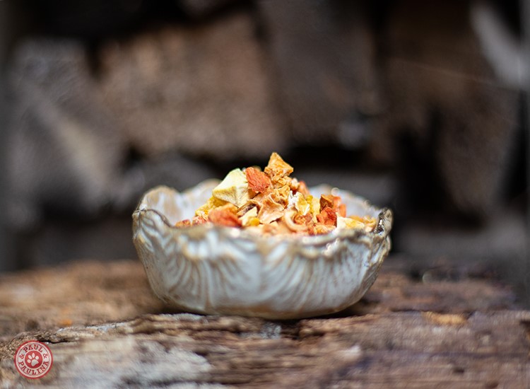 Kürbisflocken luftgetrocknet