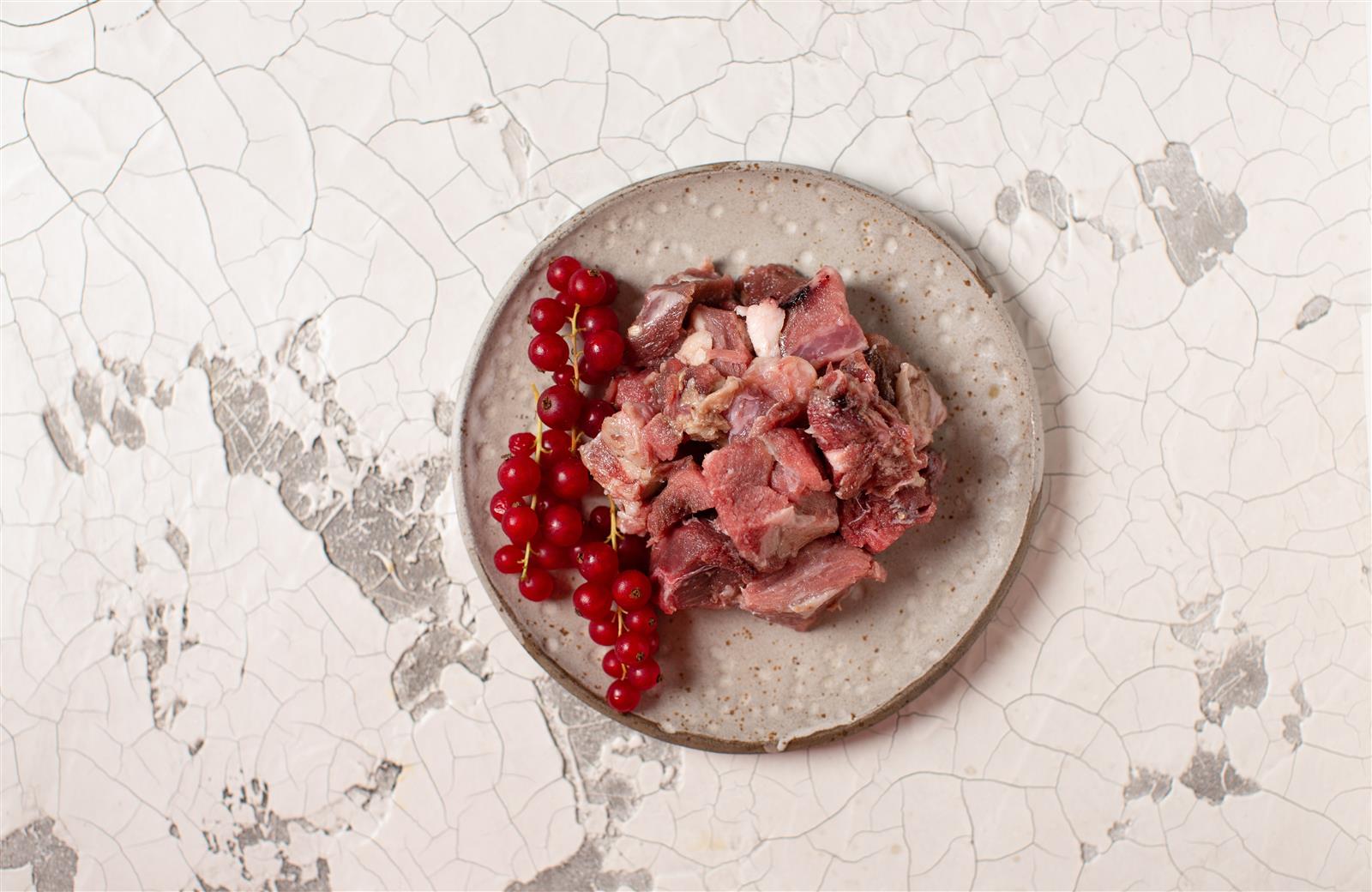 Wild-Muskelfleisch in Würfel (geschnetzelt)