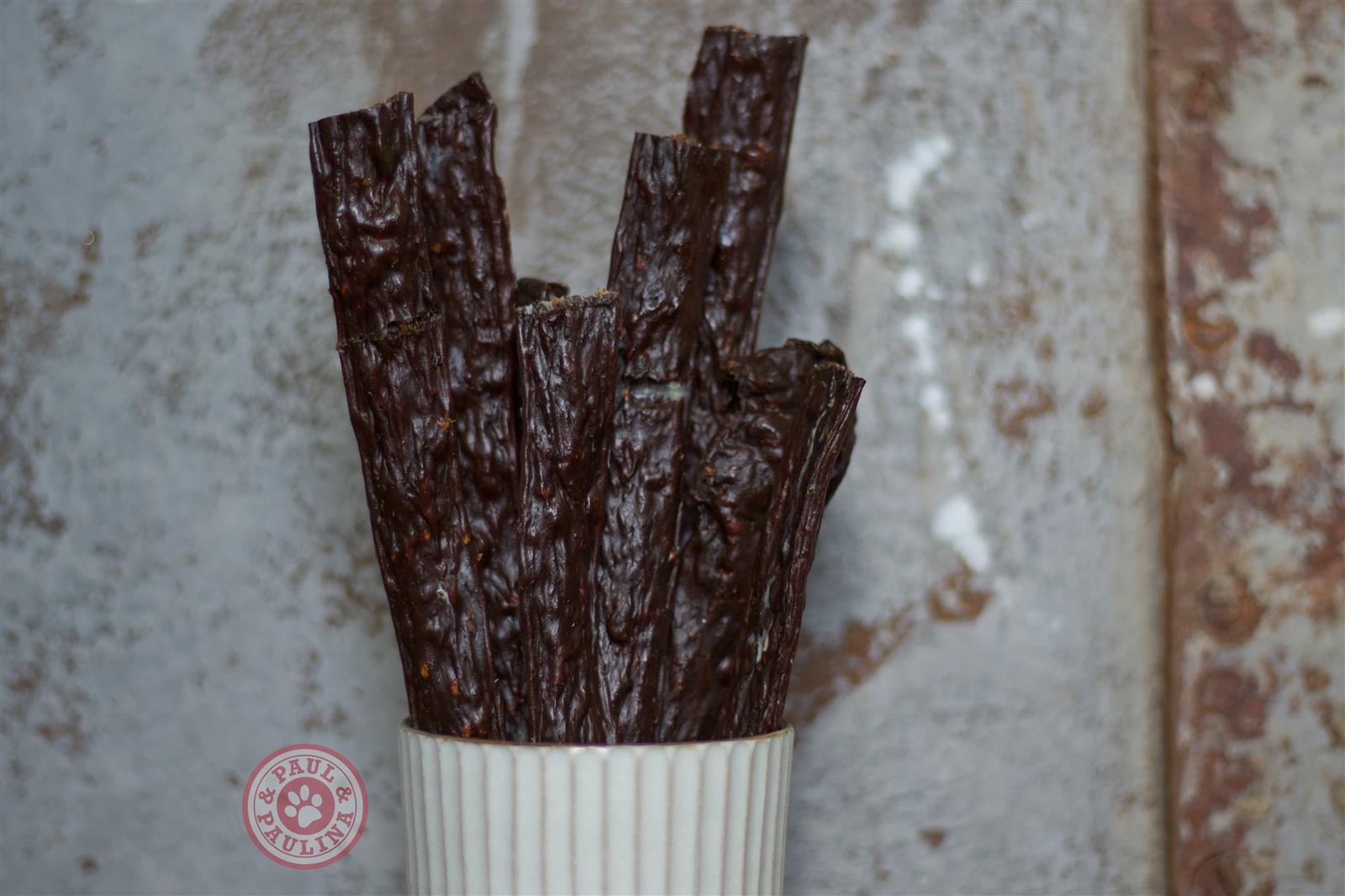 Grissini vom Rind mit Apfel und Kokos