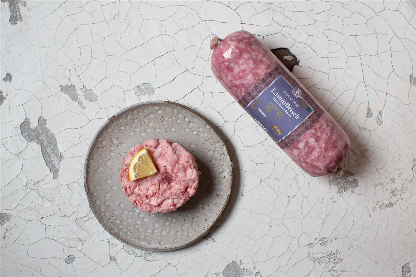 Barf n Roll Lammfleisch gewolft