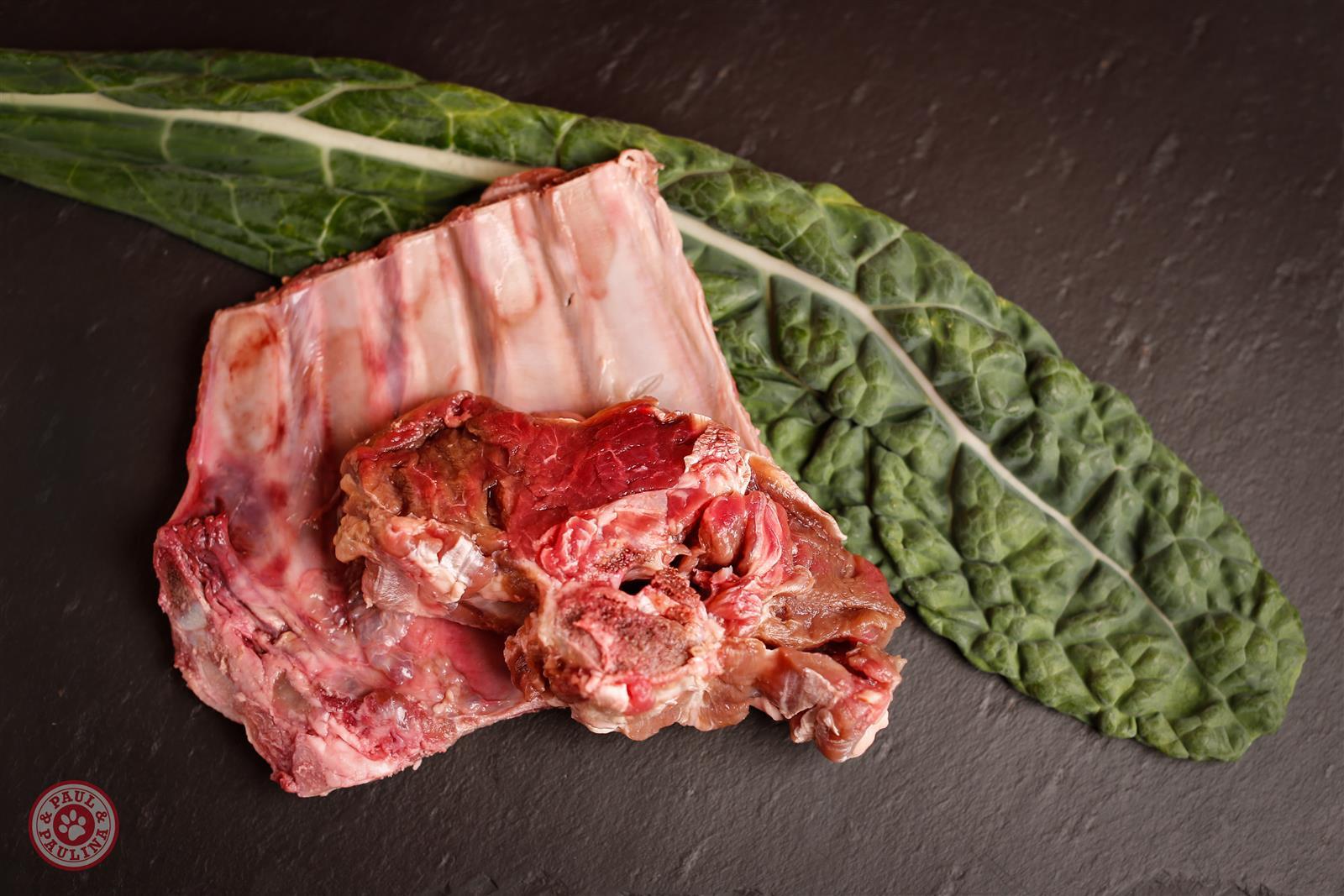 Lamm-/ Schafrippen am Stück roh