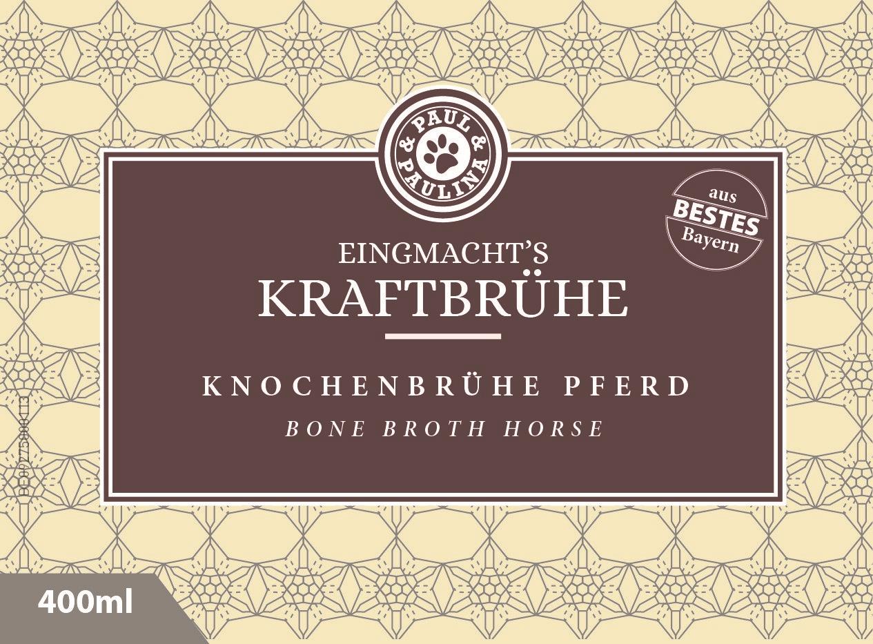 Knochenbrühe vom Pferd