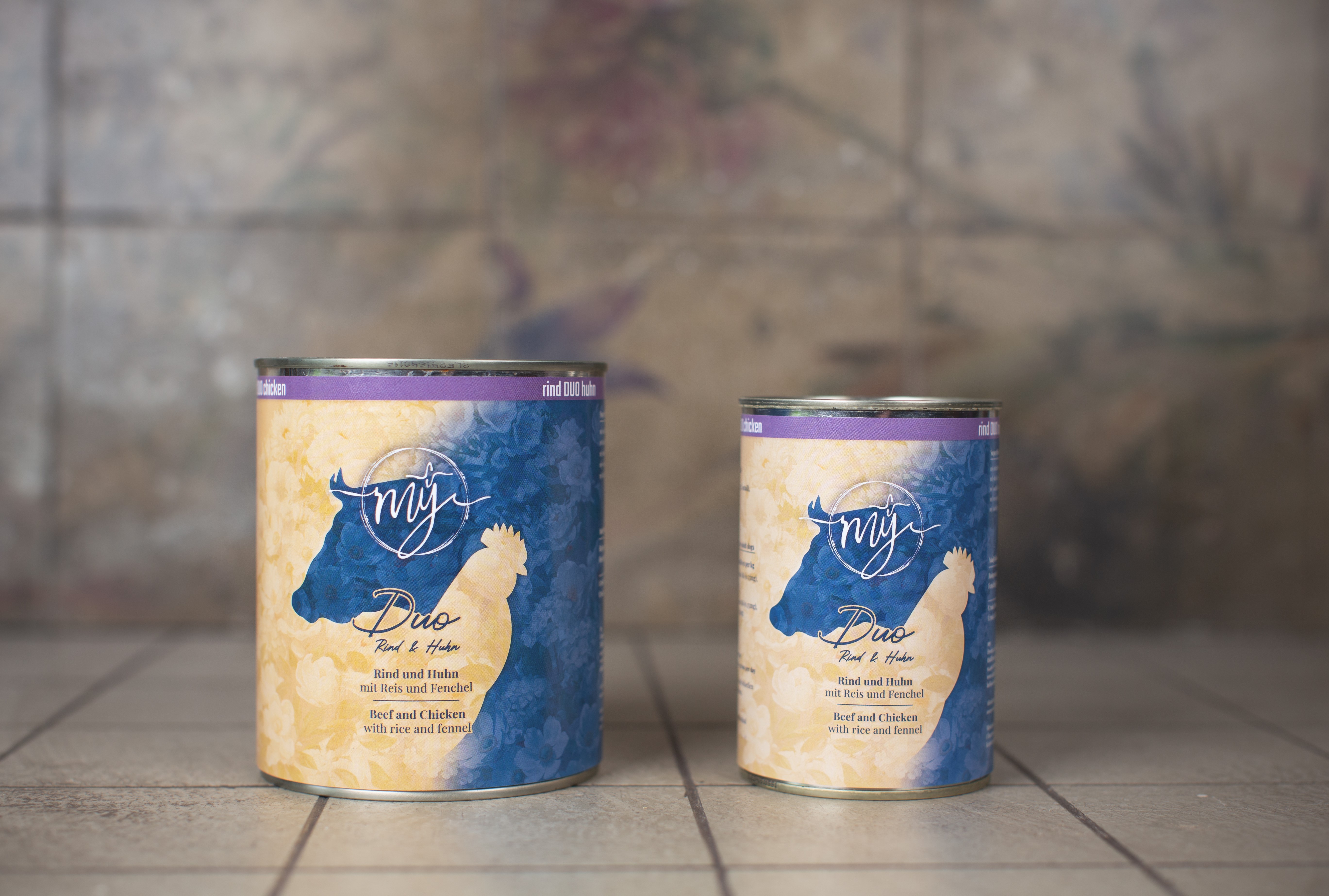 Duo Rind & Huhn mit Reis und Fenchel 6x820g