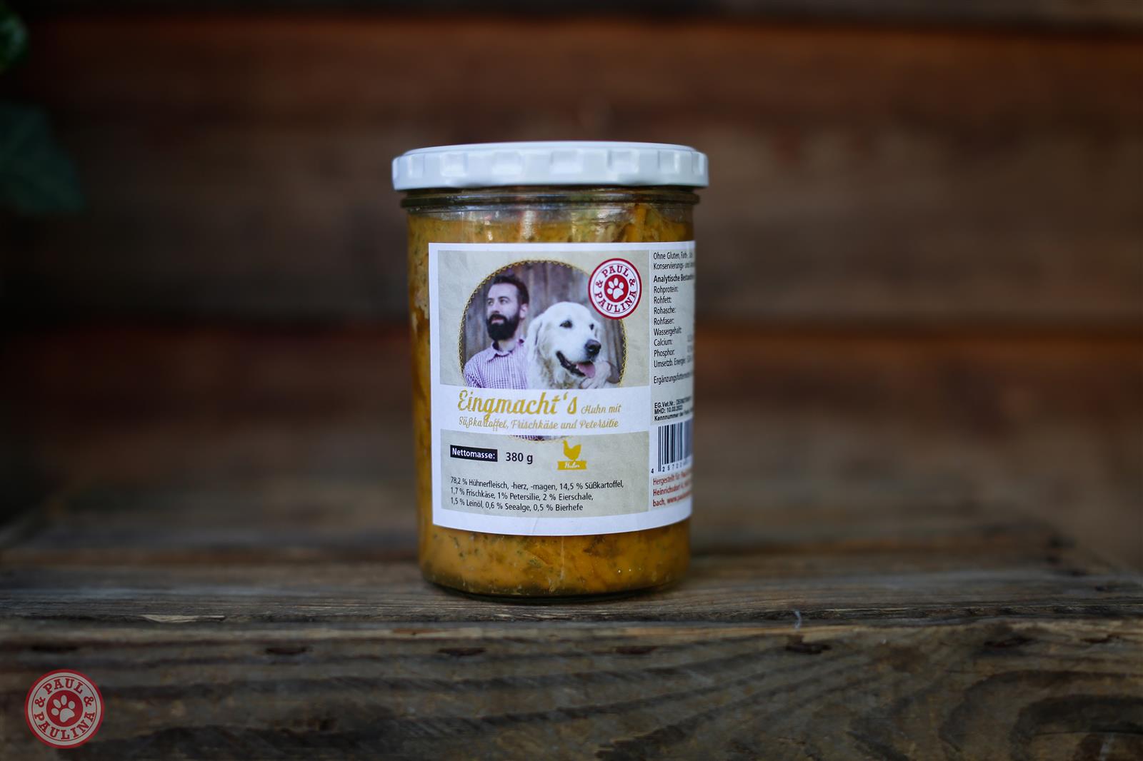 Huhn mit Süßkartoffel, Frischkäse und Petersilie