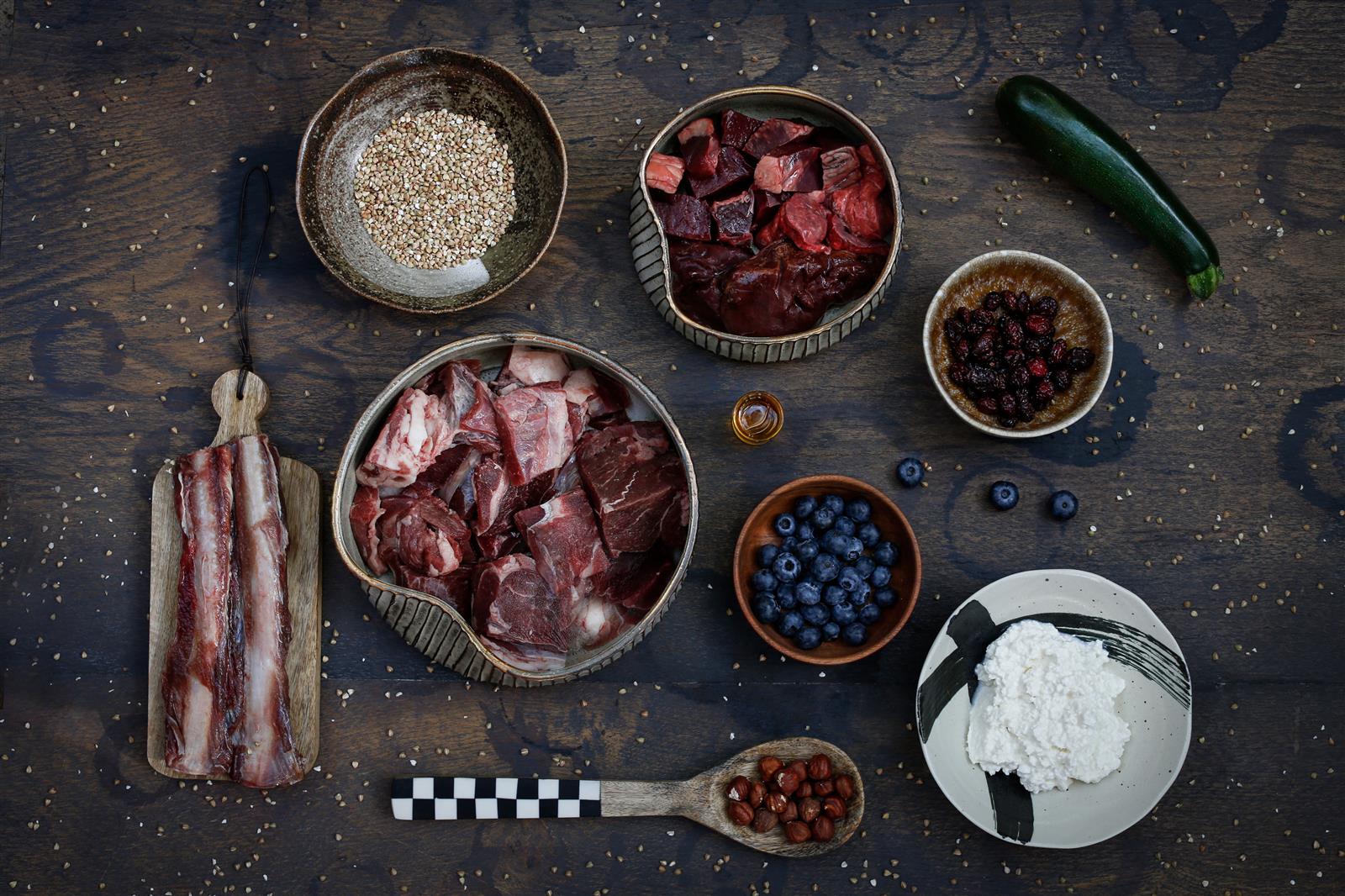 Lamm. Buchweizen. Hüttenkäse. Beeren. Haselnuss 6x820g
