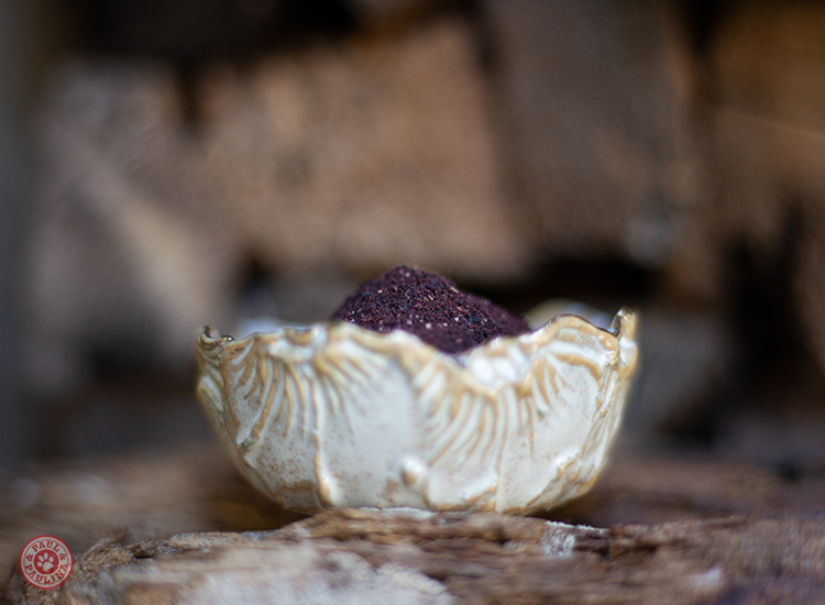 Aroniabeeren gemahlen