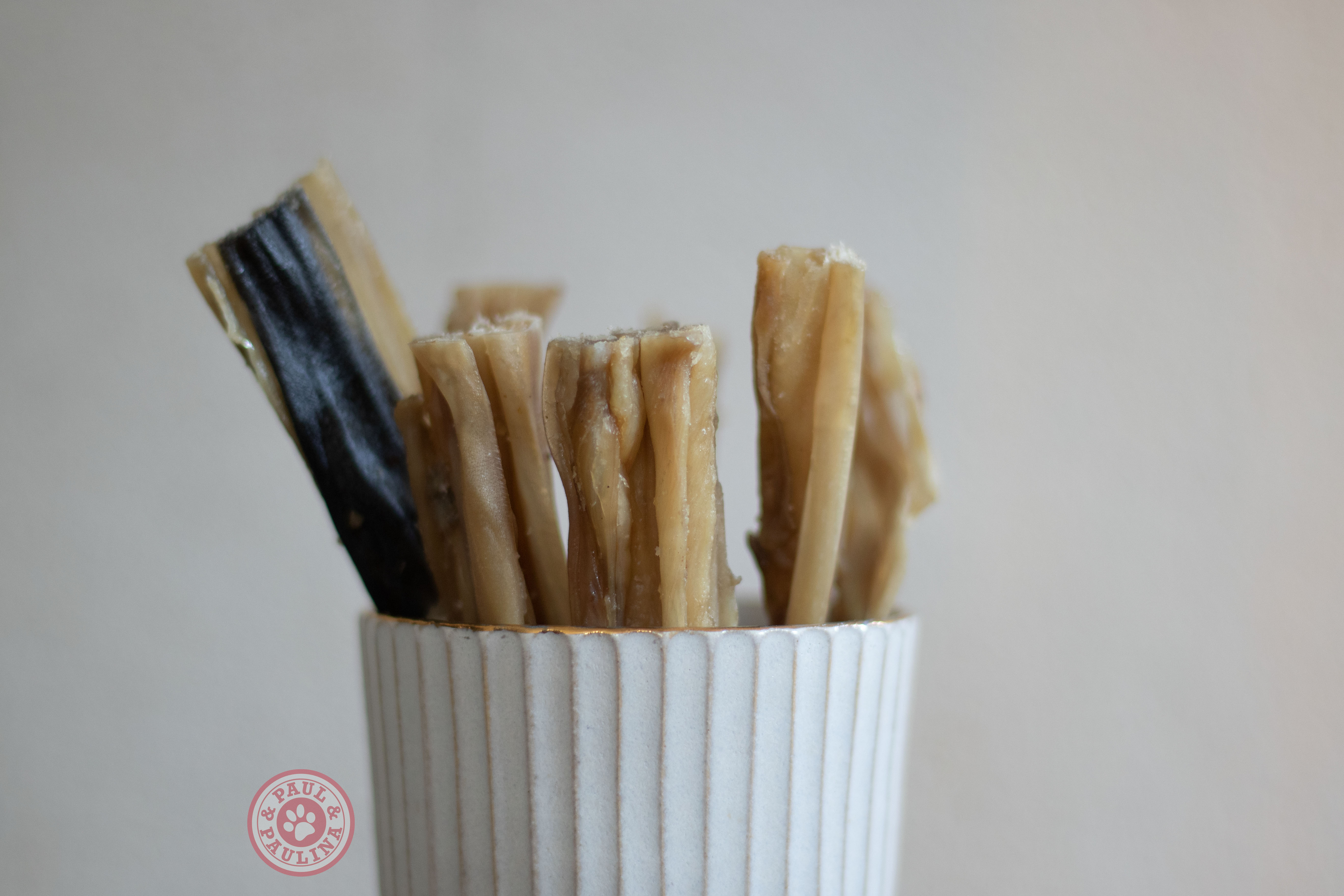 Kaninchenhaut-Sticks luftgetrocknet 200g