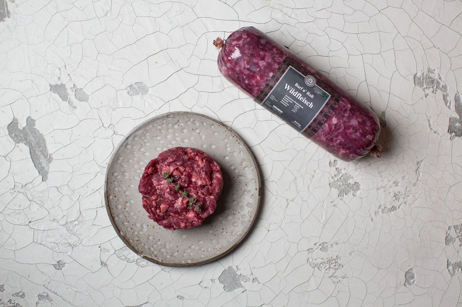 Barf n Roll Wildfleisch gewolft