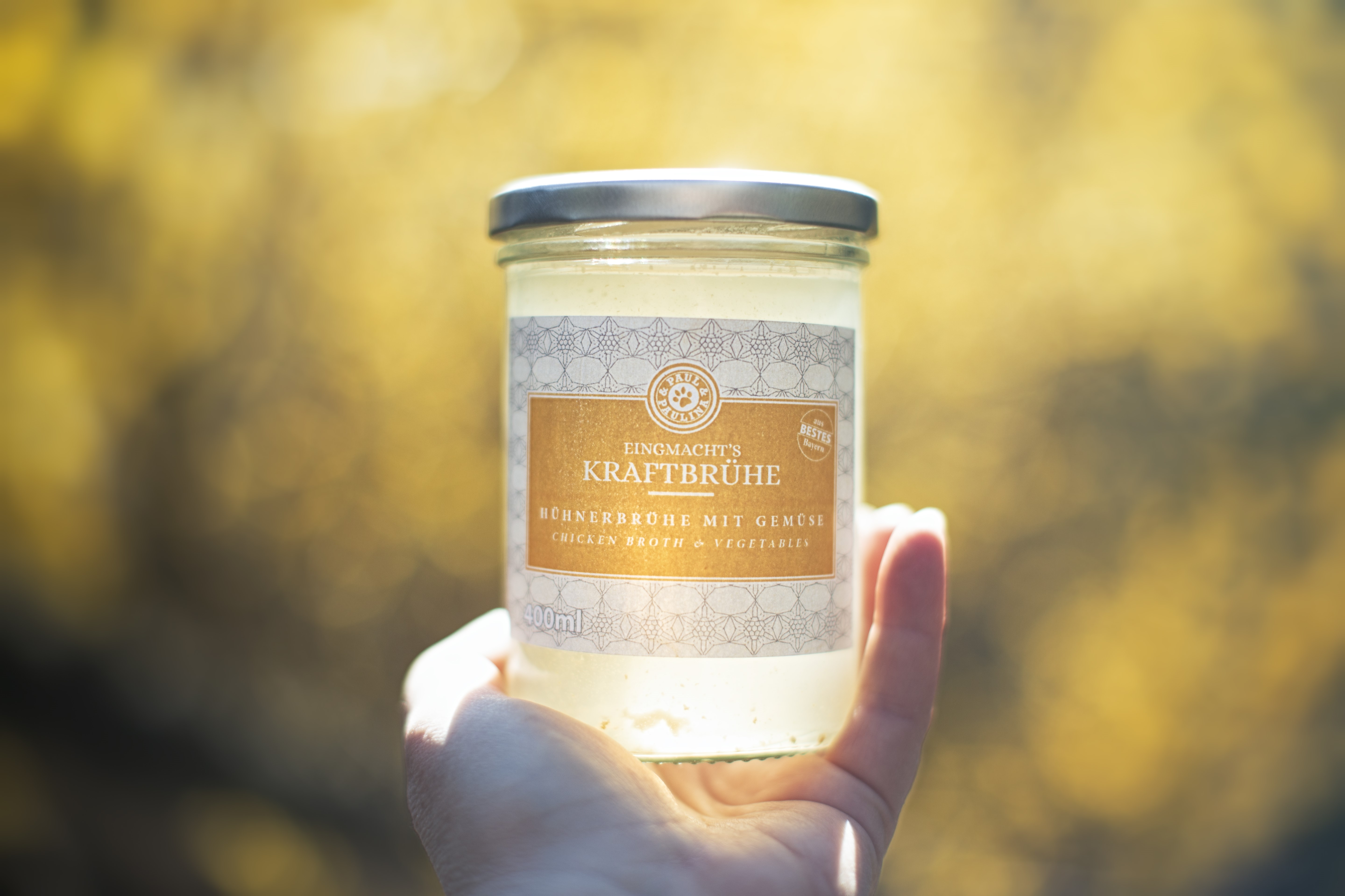 Hühnerbrühe mit Gemüse/Fleischeinlage 400ml