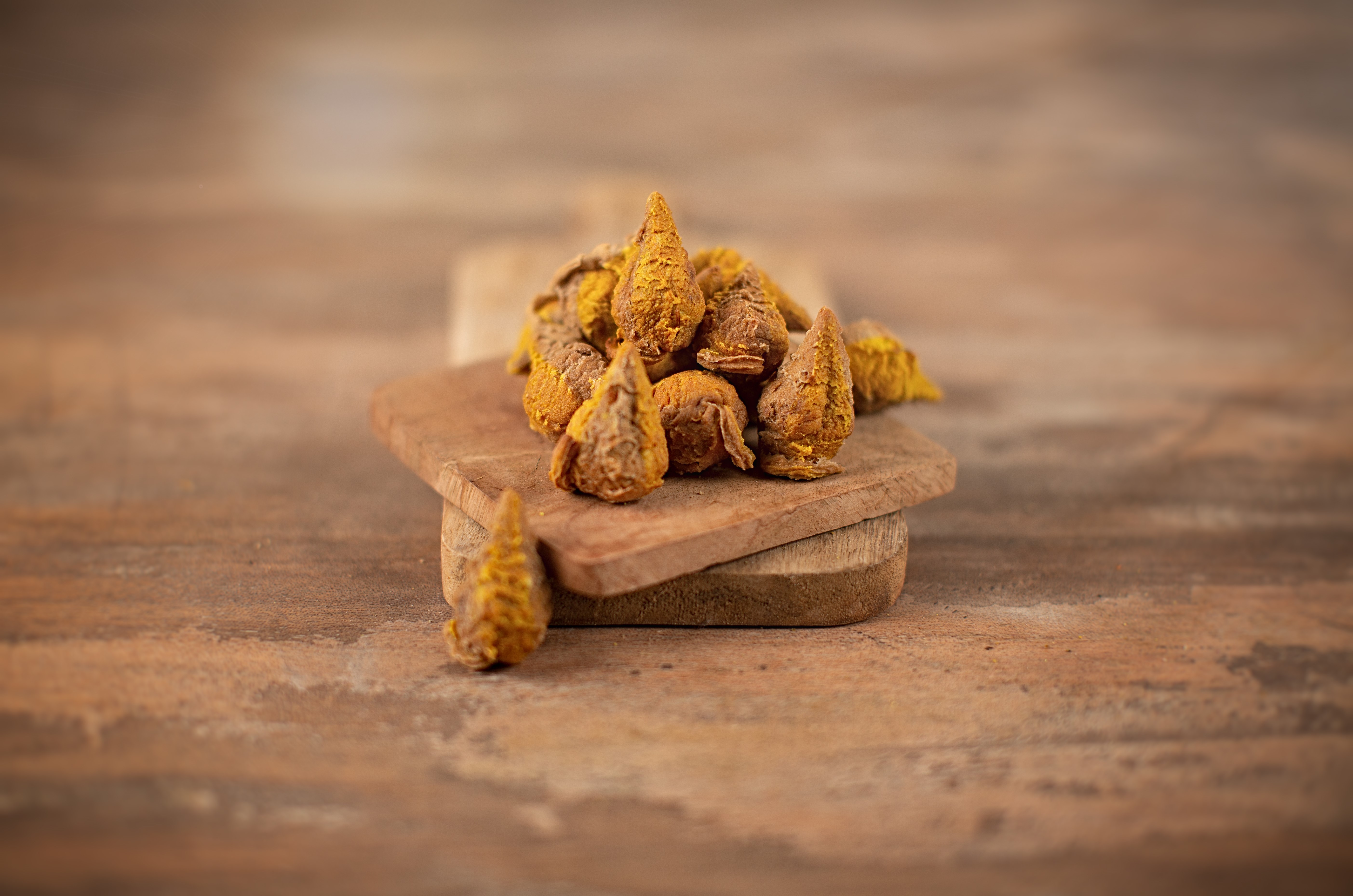 Canapé mit Pute und Mango 200g