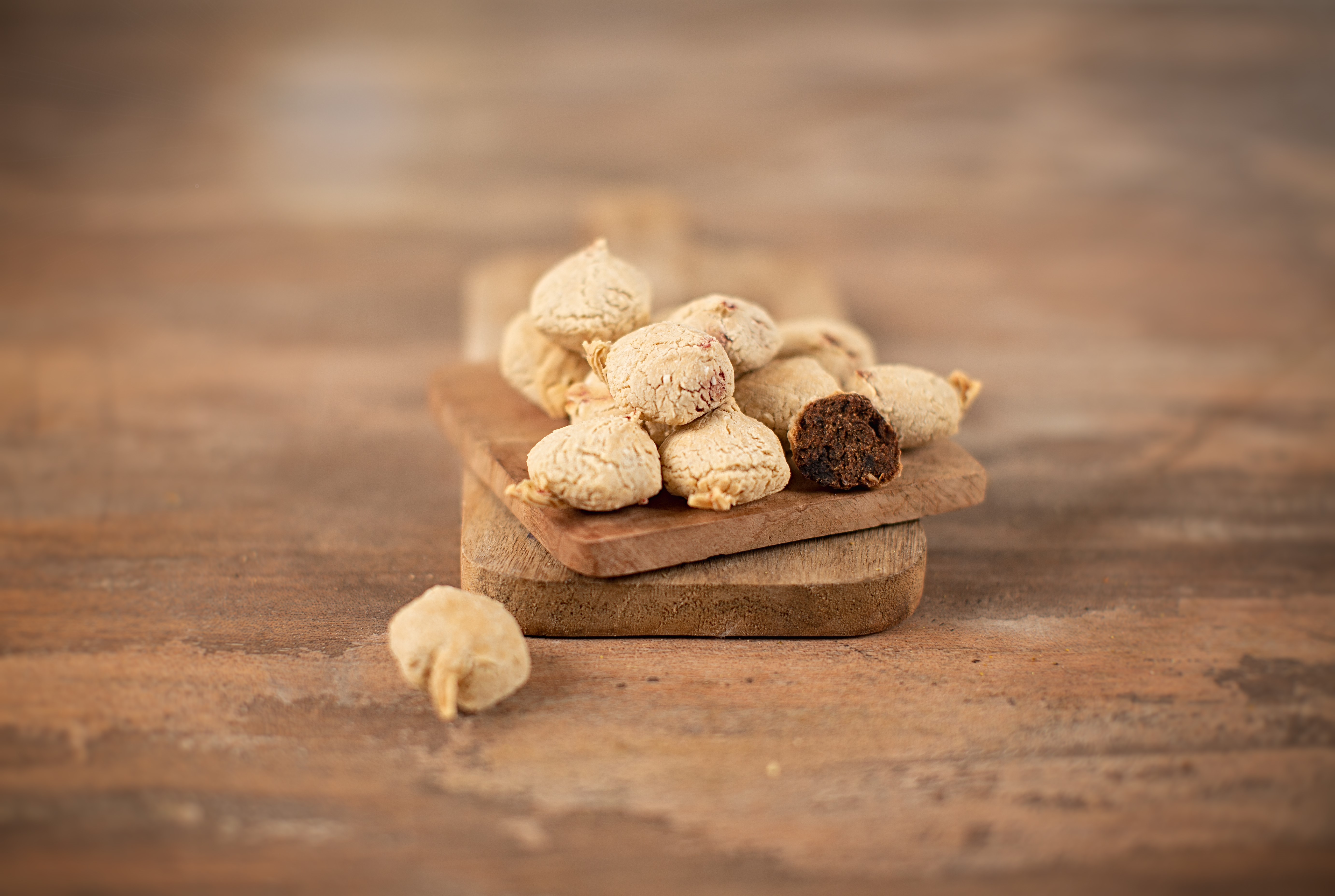 Canapé Wild mit Kokoscrunch