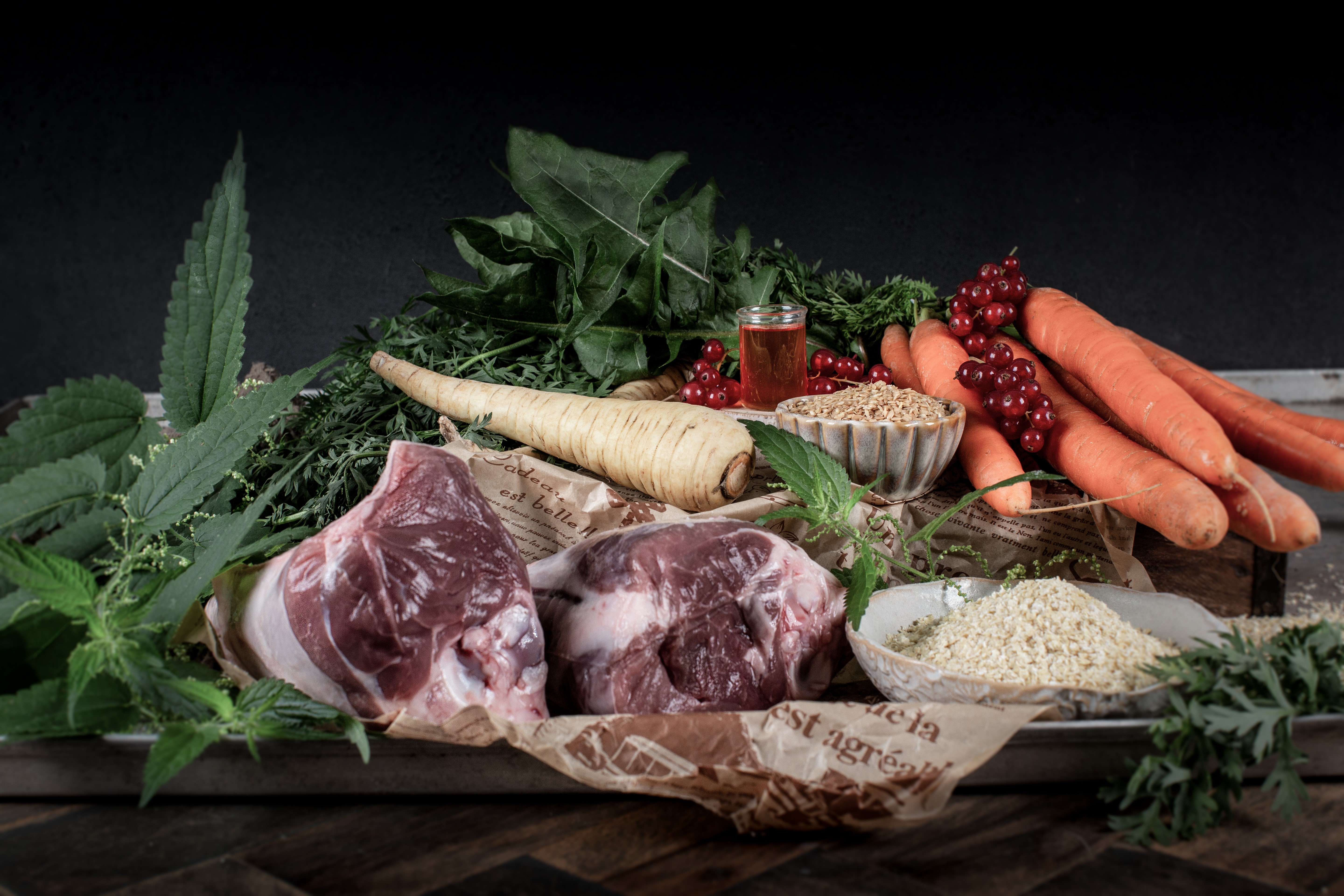 Weidelamm mit Hirse und Pastinake kaltgepresst 1,5kg