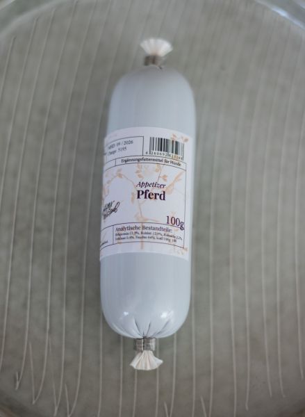 Wieder da: Appetizer Pferd schnittfest 100g
